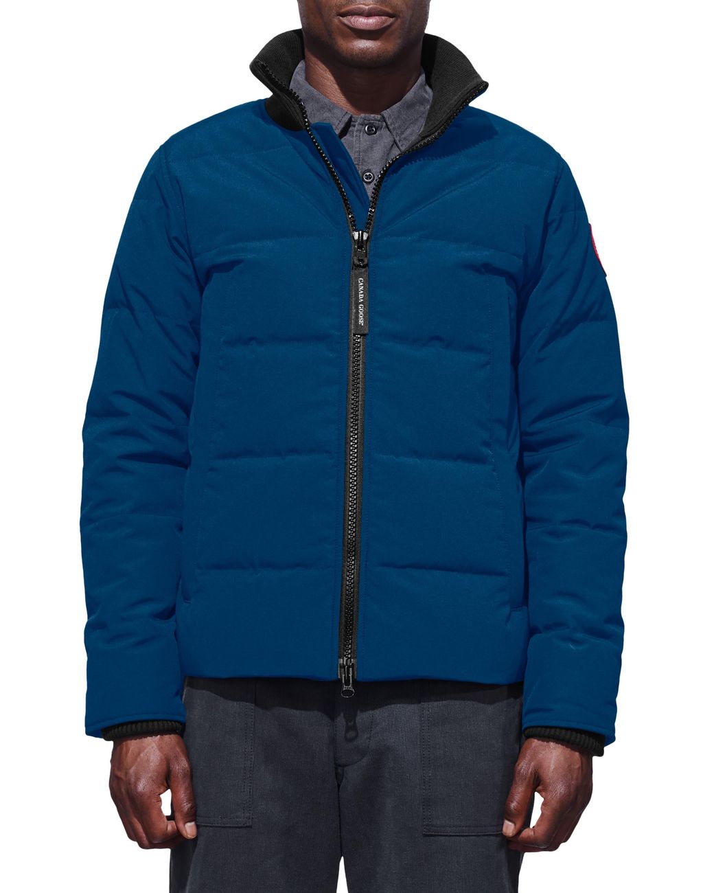 Canada Goose Goose Woolford Feather Down Jacket in Blue for Men Lyst