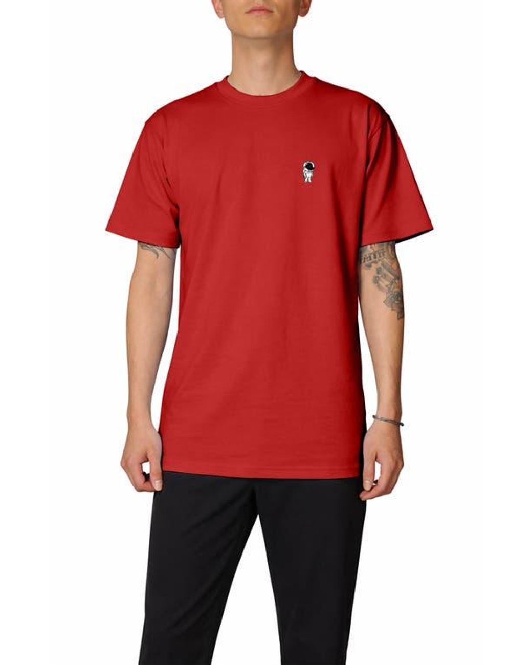Alix Red Astronaut Tee for men