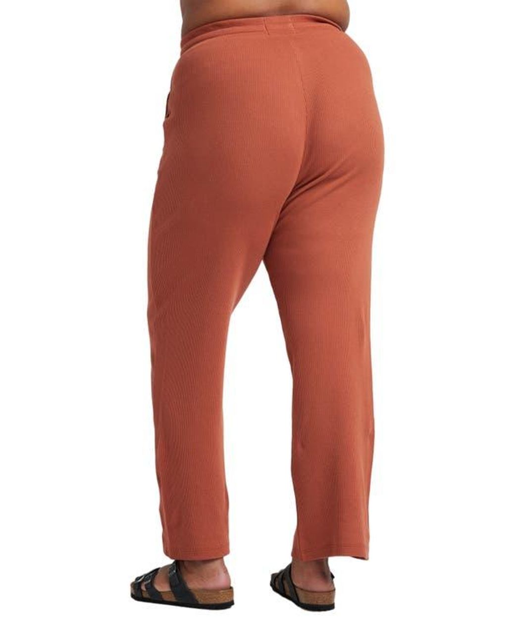 Losano Red Organic Cotton Drawstring Pant