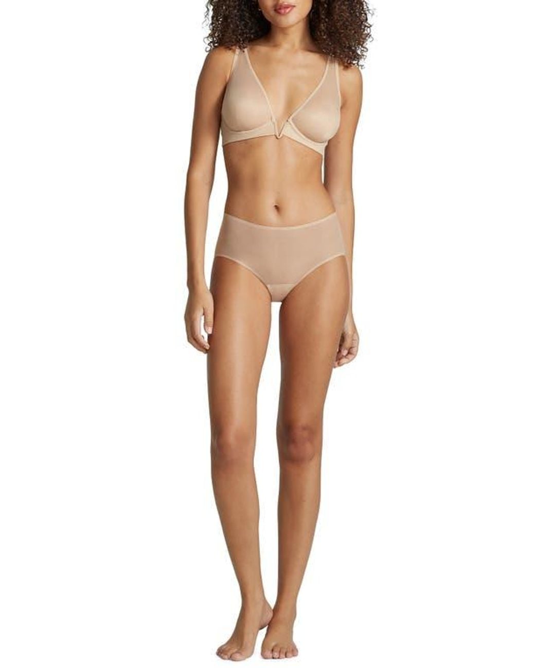 Commando Natural Invisible Lift Plunge Underwire Bra