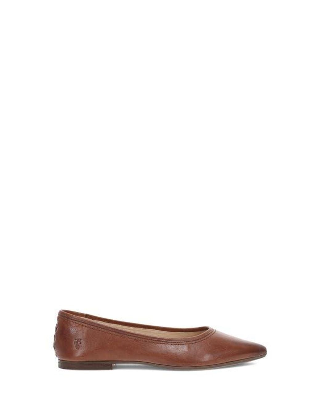Frye Brown Heather Pointed Toe Flat