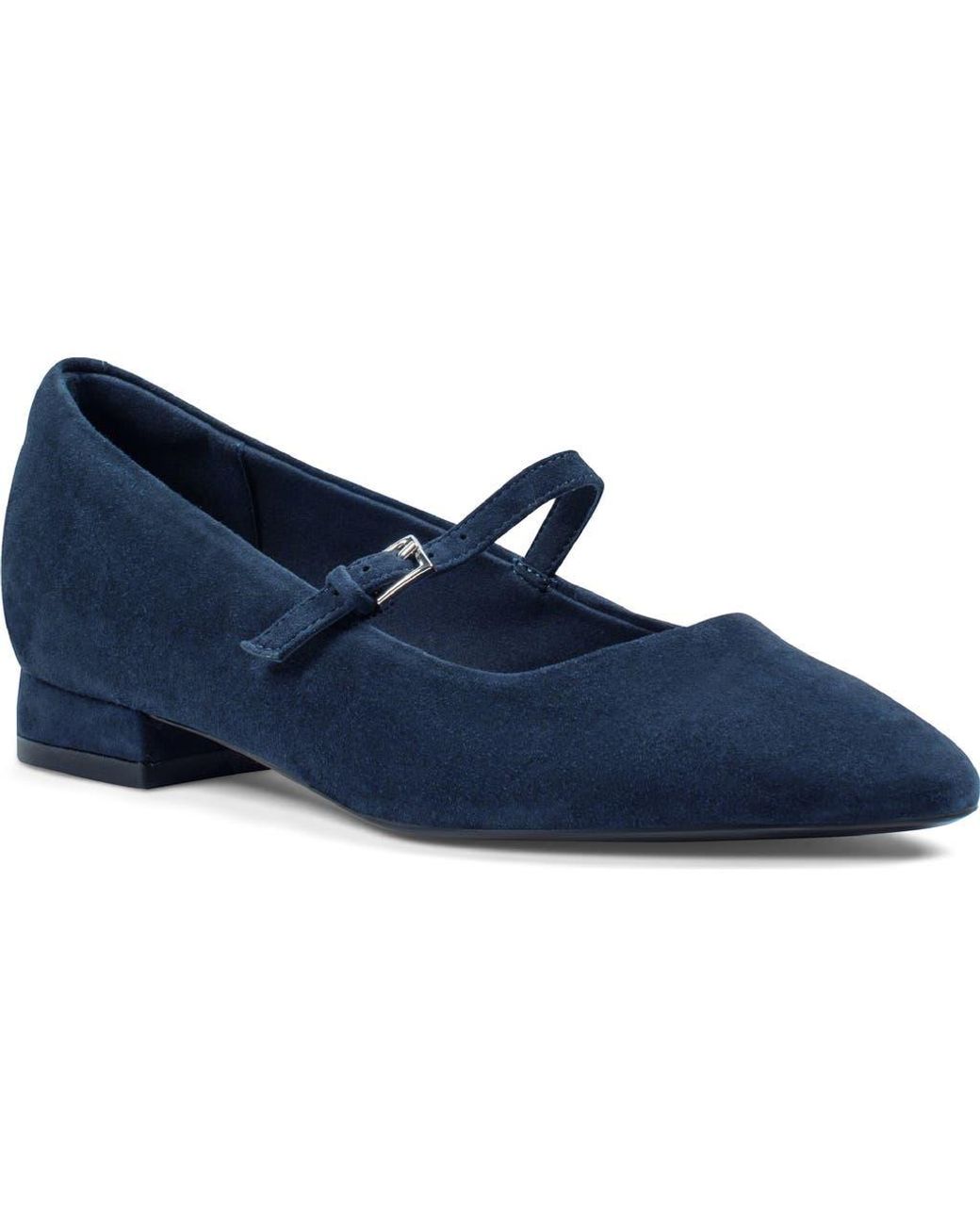 Rockport Blue Taren Pointed Toe Flat