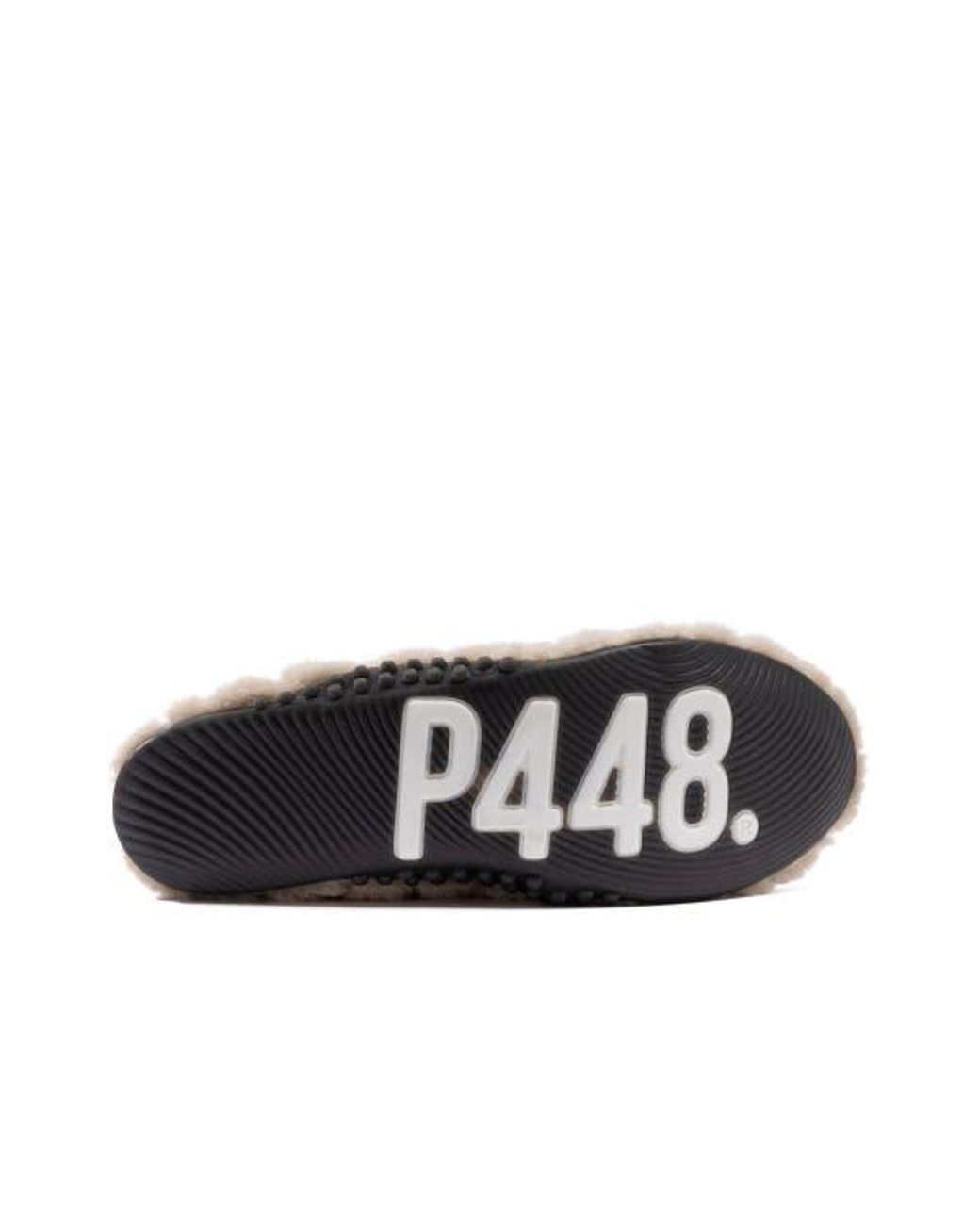 P448 Black Stella Teddy Ballet Flat