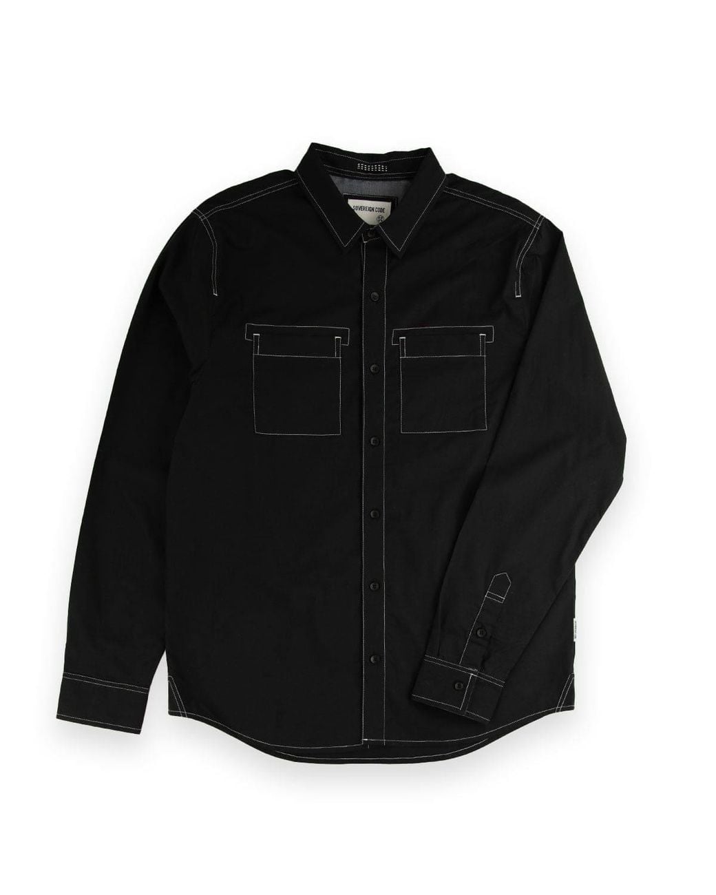 Sovereign Code Black Simon Button Down Shirt for men