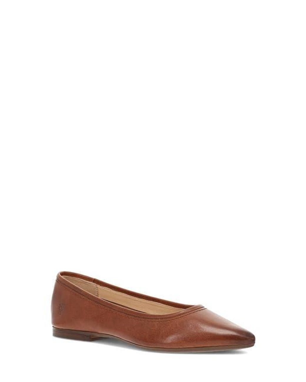 Frye Brown Heather Pointed Toe Flat
