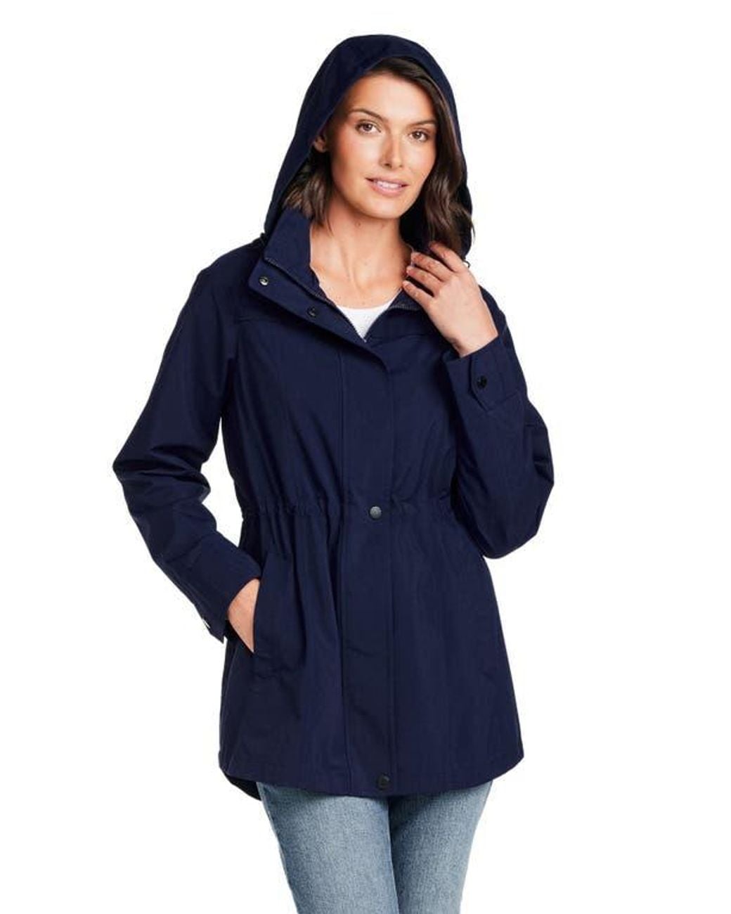 Gallery Blue Water Resistant Packable Jacket