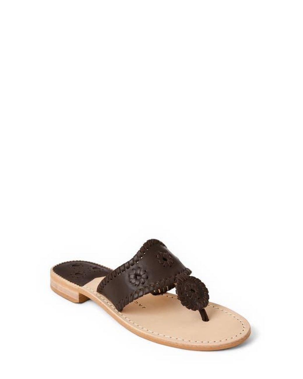 Jack Rogers Brown Jacks Flat Sandal