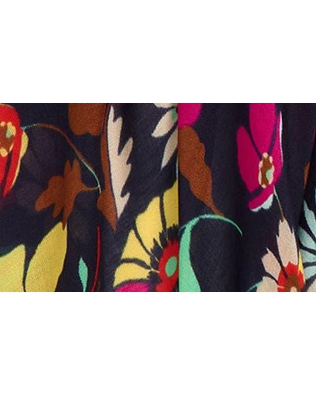 Echo Blue Falling Flowers Wrap