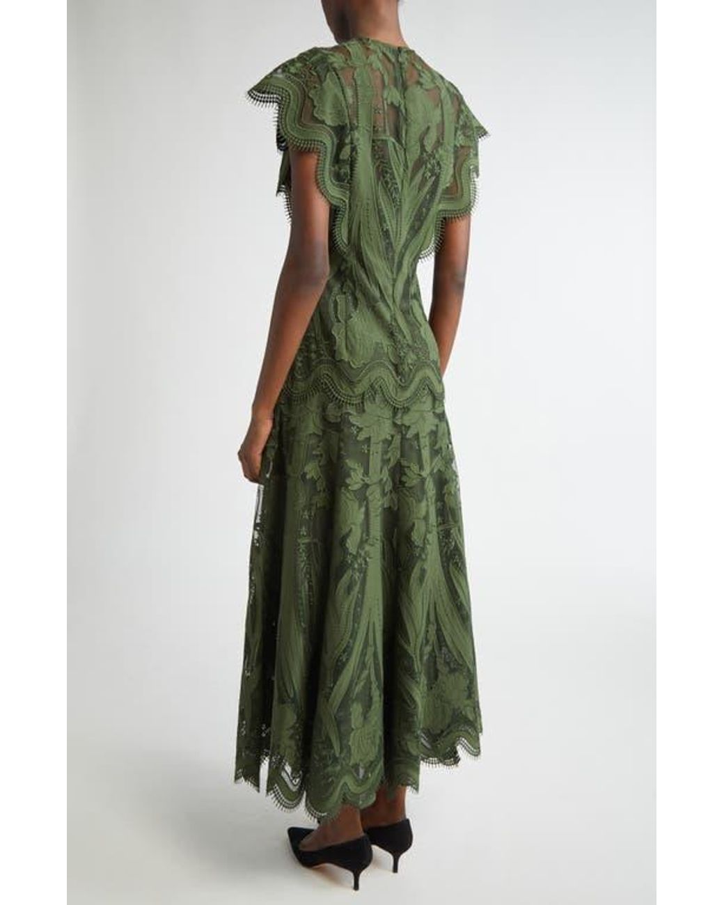 lace brown maxi dress böhme Kameron Lace Maxi Dress in Brown