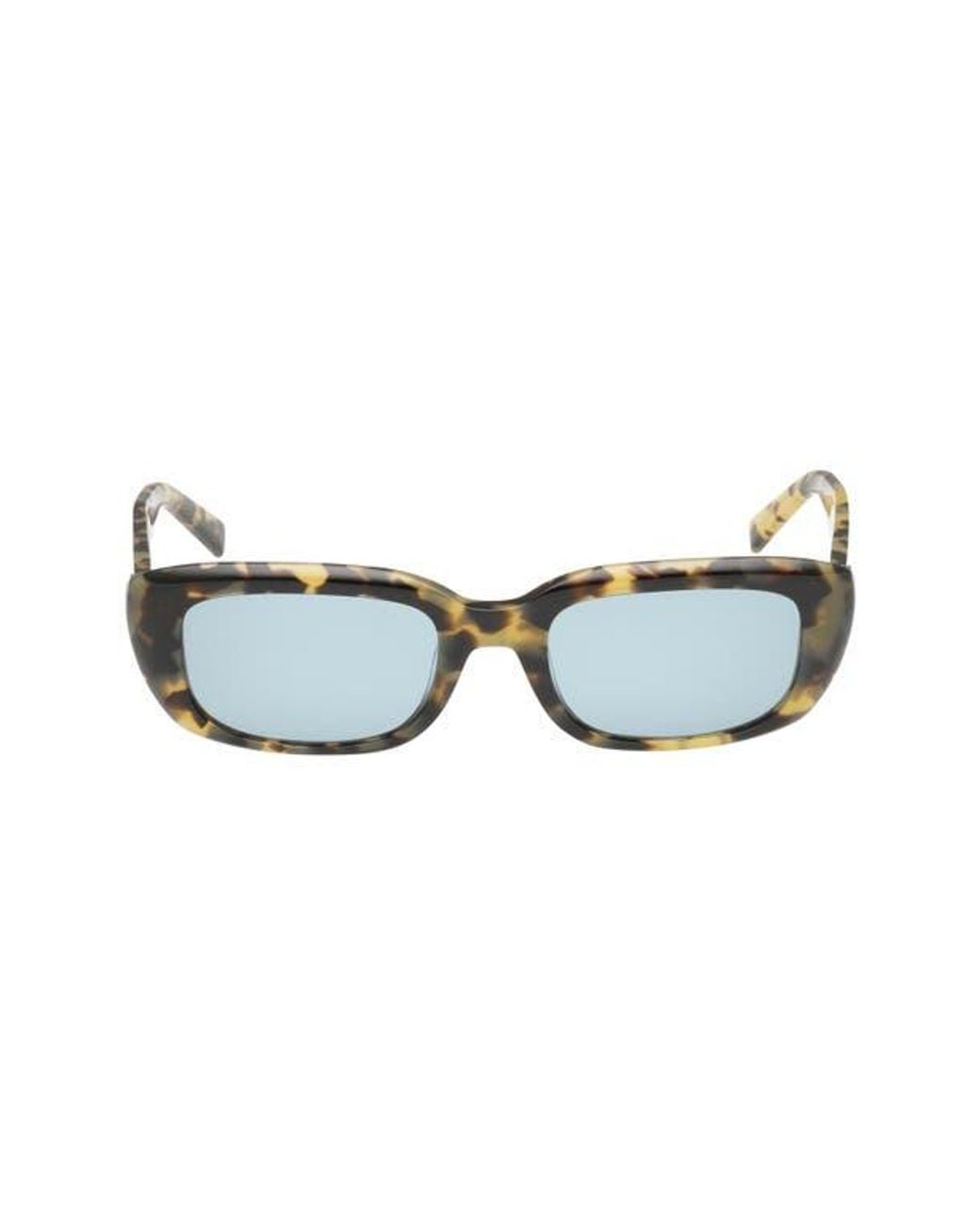 Abercrombie & Fitch Blue 52Mm Rectangular Sunglasses
