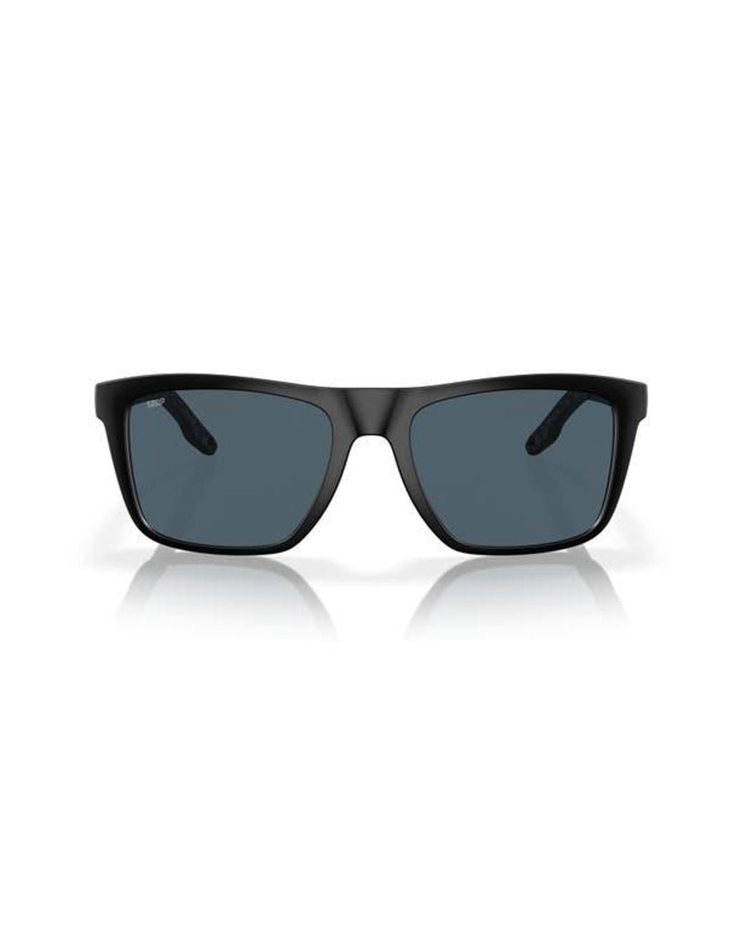 Costa Del Mar Blue 55Mm Polarized Rectangular Sunglasses for men