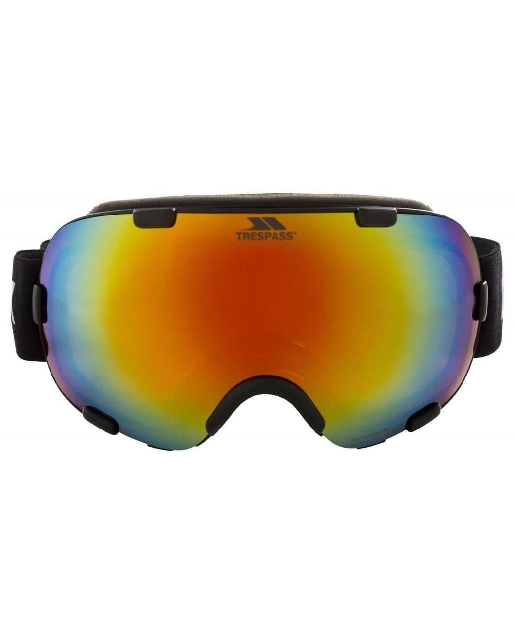 Trespass Yellow Elba Dlx Ski Goggles