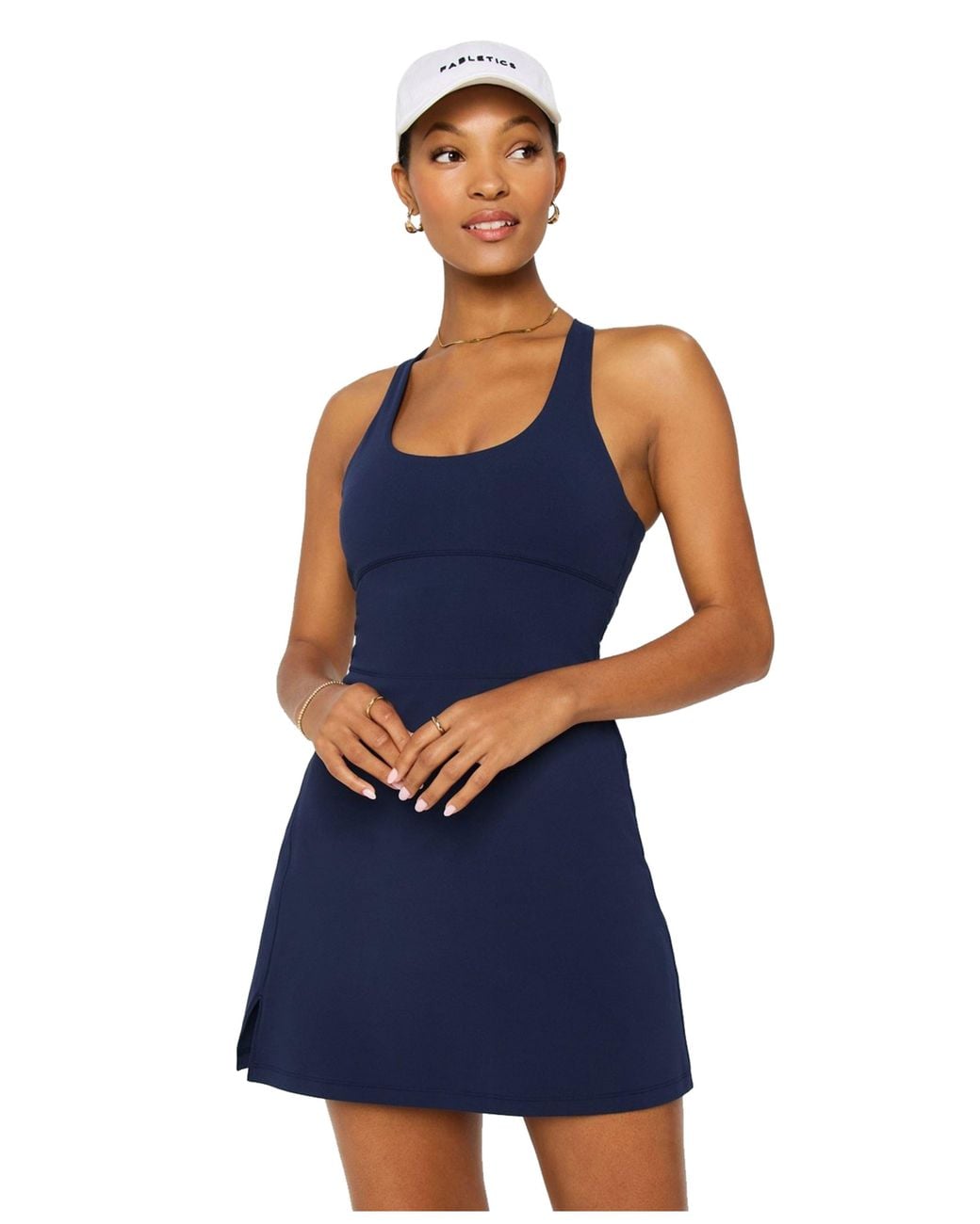 Fabletics Blue Define Performance Dress Classic Mini