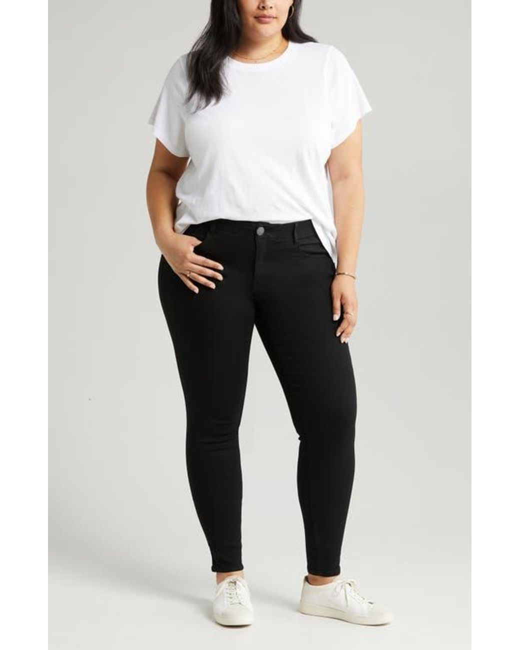 Wit & Wisdom Black 'ab'solution Stretch Skinny Jeans