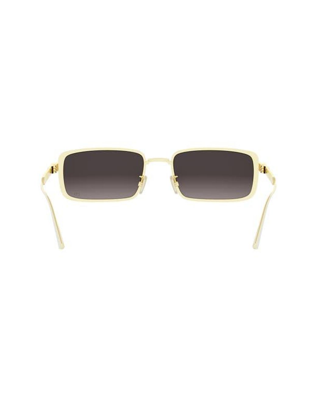 Dior Brown Cannage S2U Rectangular Sunglasses