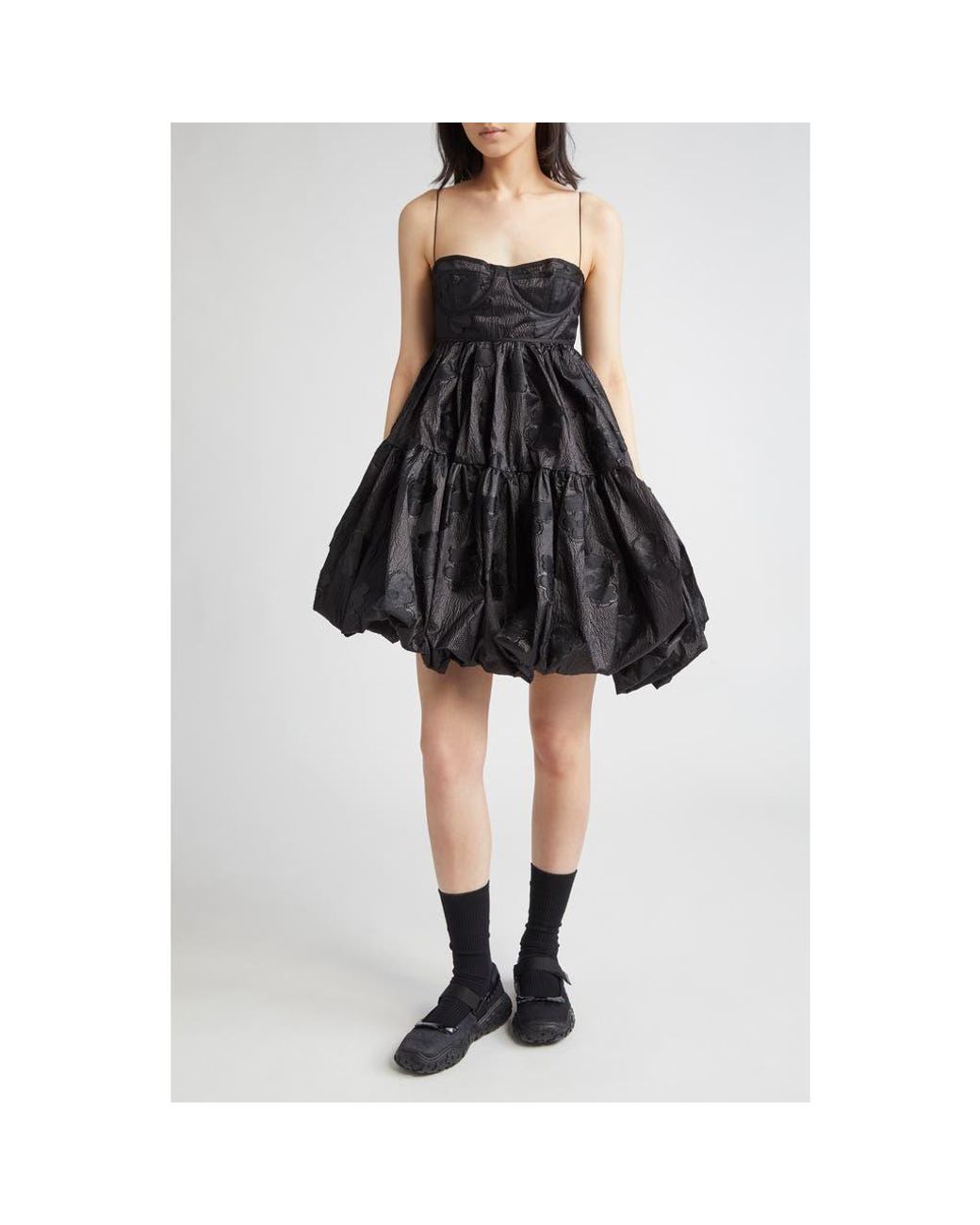 【CECILIE BAHNSEN】OSHA ドレス OSHA | DRESS KUMO FIL-COUPÉ BLACK