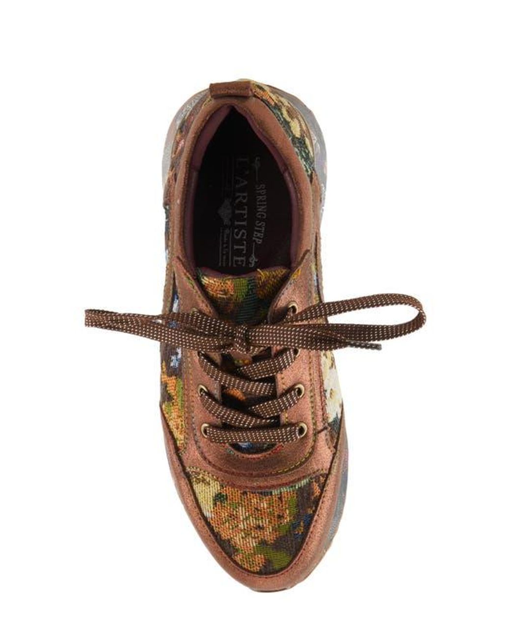 Spring Step Brown Invidia Platform Sneaker