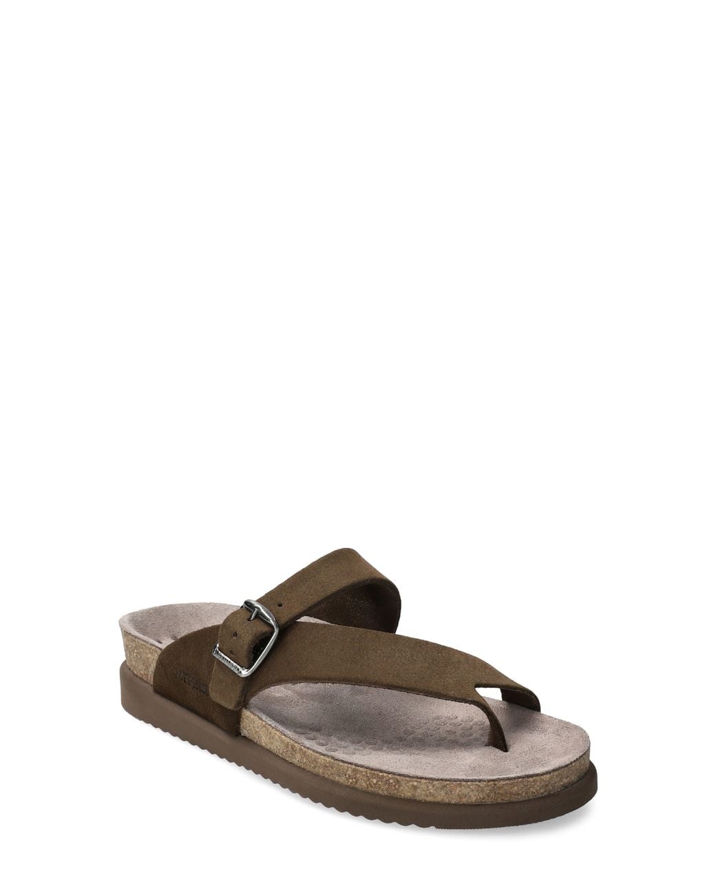 Mephisto Brown Helen Toe Loop Sandal