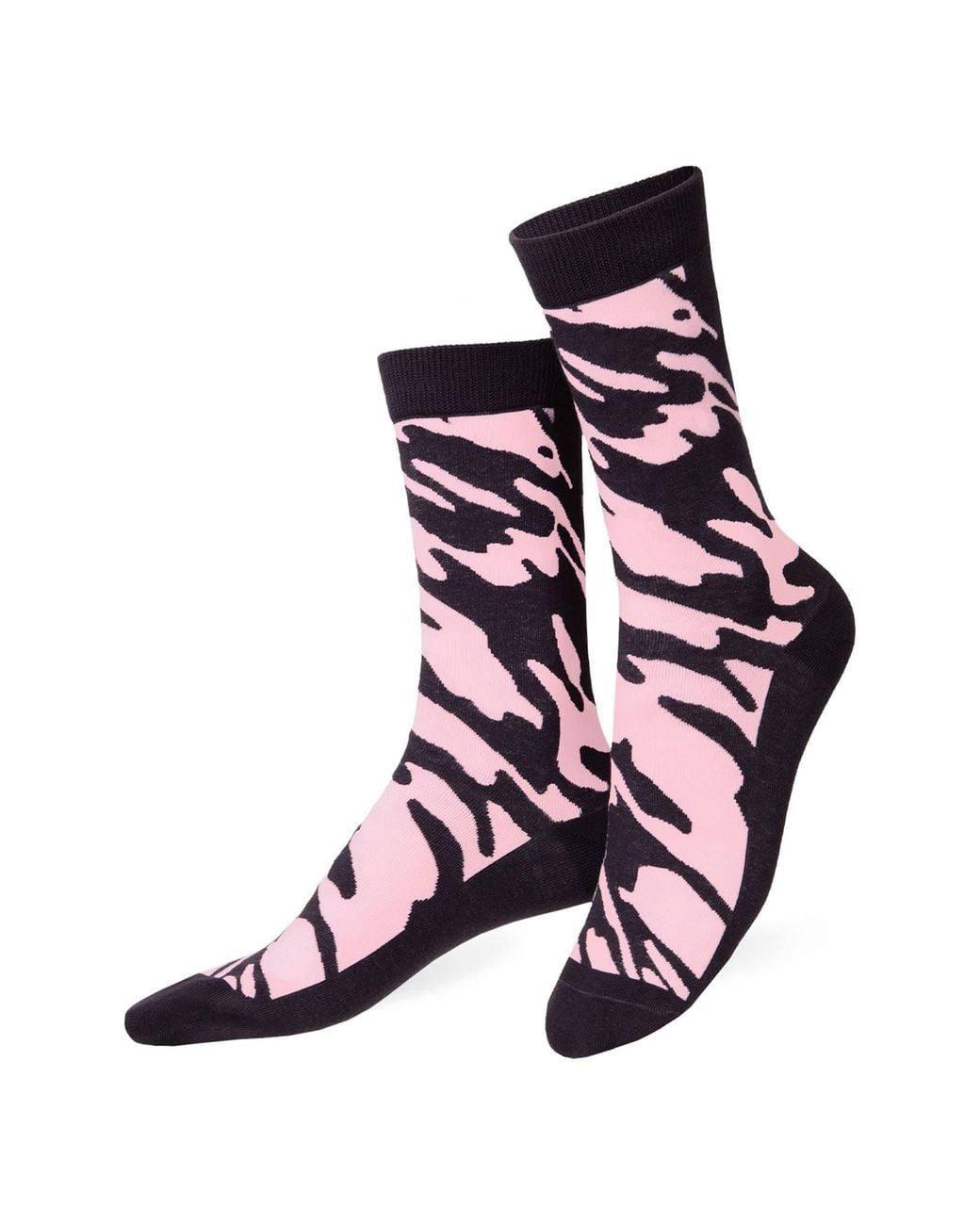 Doiy. Blue Rose Bubbles 3D Crew Socks