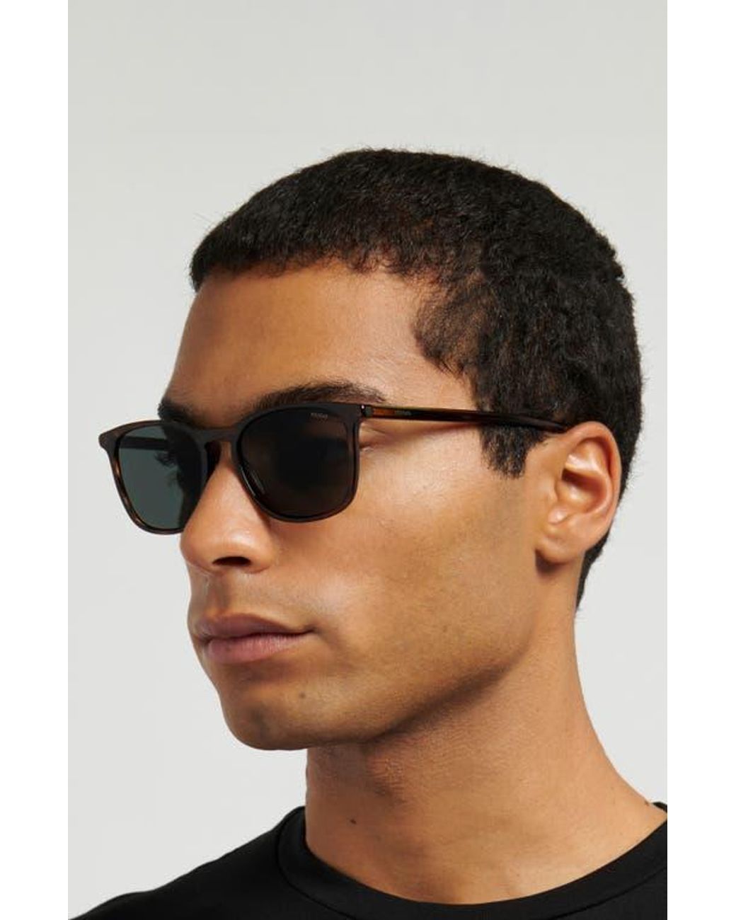 HUGO Green 53Mm Rectangular Sunglasses for men