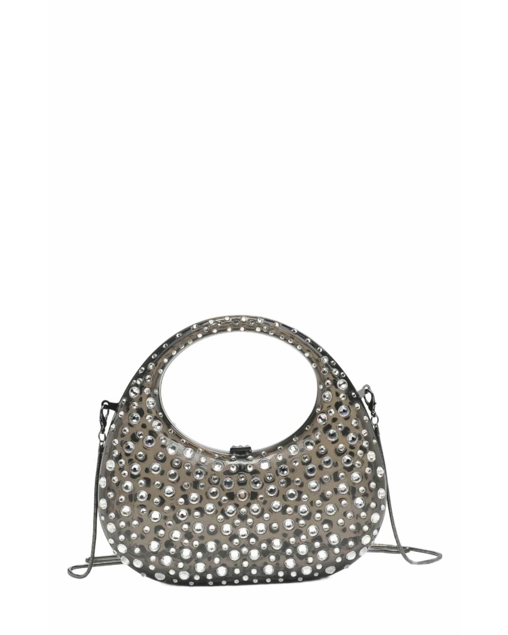 Moda Luxe Gray Vianca Evening Bag