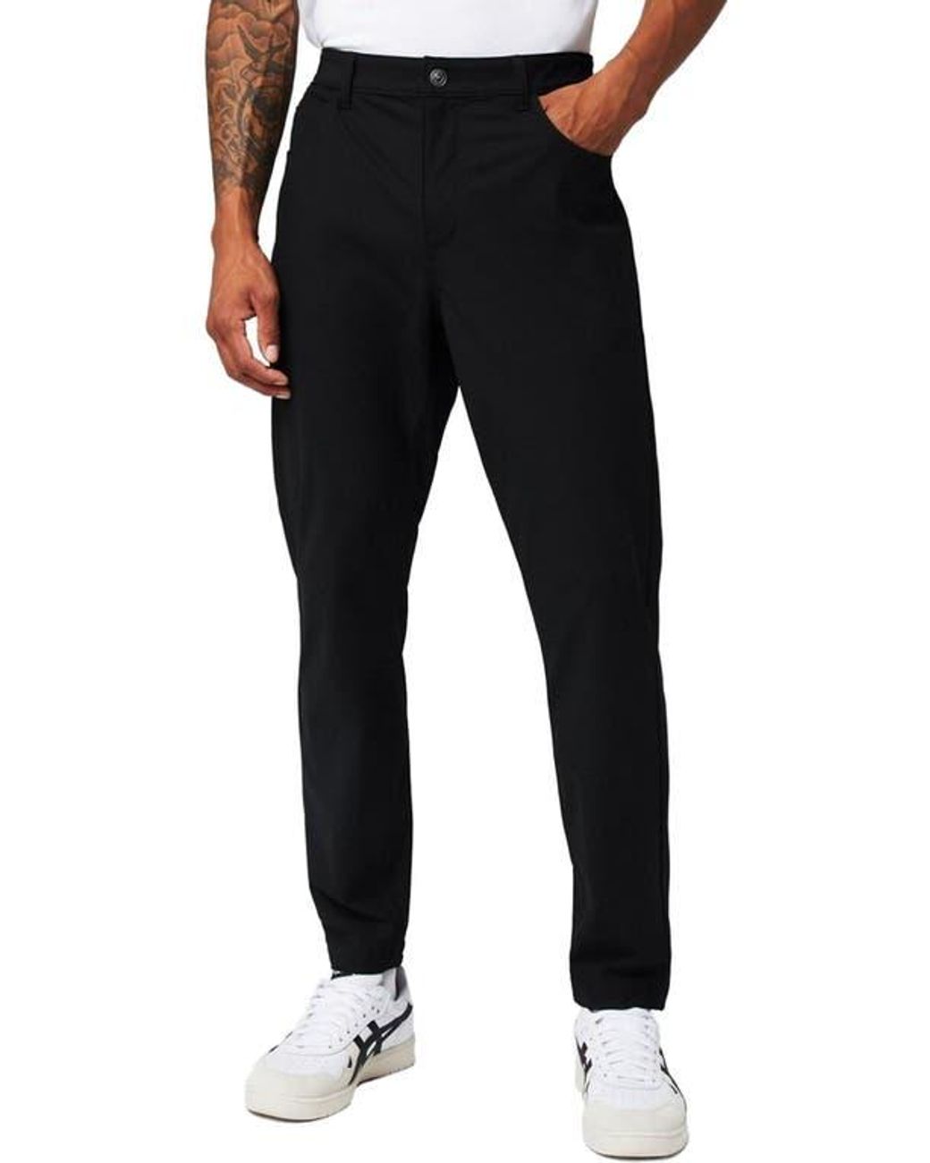 Fabletics Black The Don 5-Pocket Pant Classic Fit for men