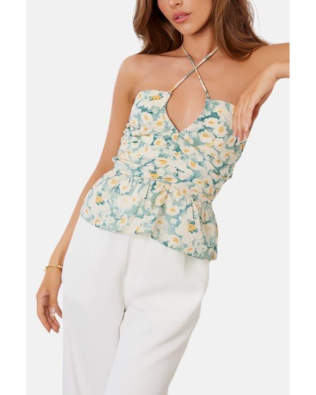 Bishop + Young Multicolor Aeries Halter Top