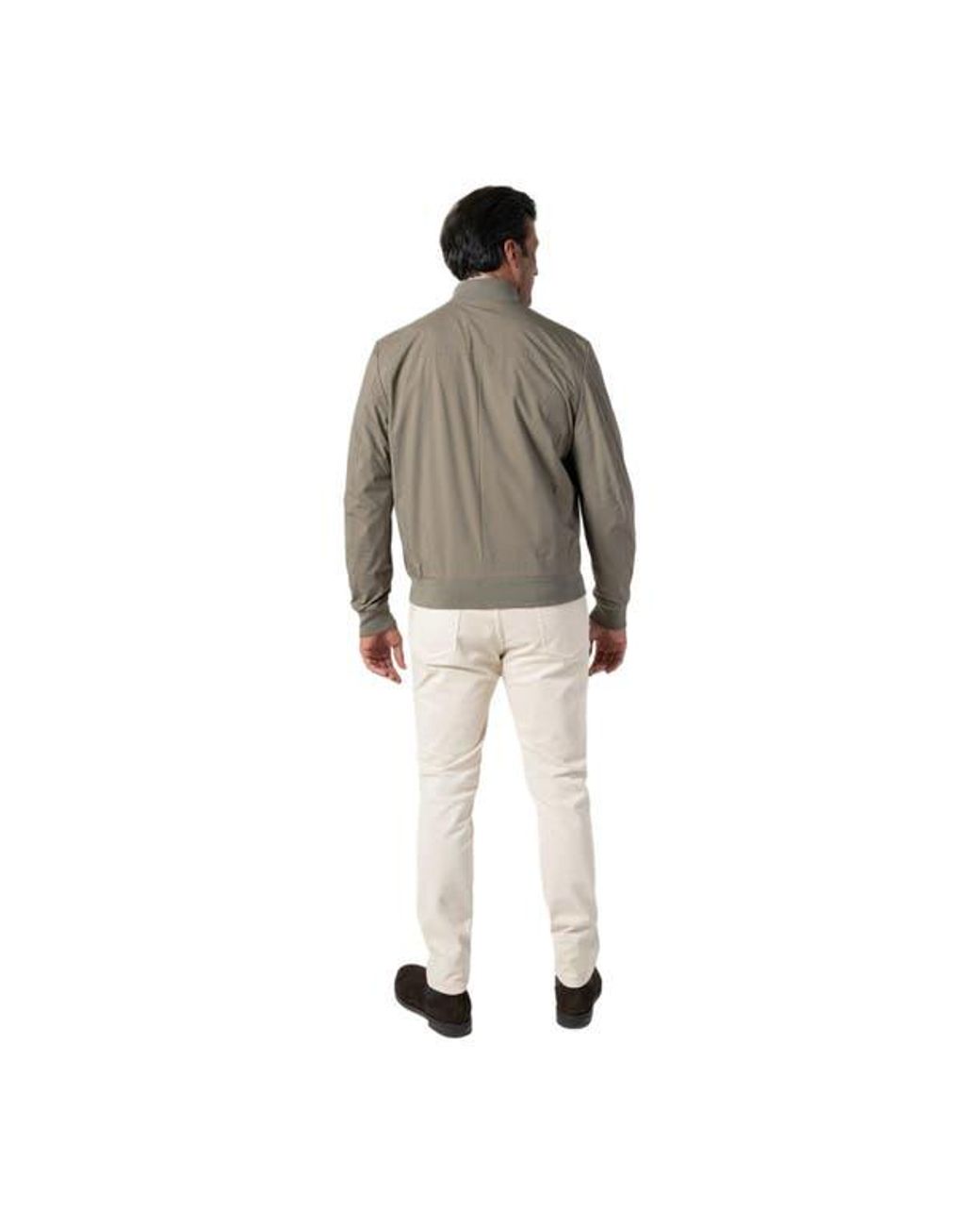 Robert Talbott Green Jackson Baseball Jacket for men