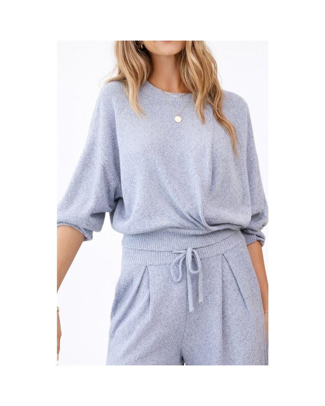 Bishop + Young Blue Jet-Set Pullover