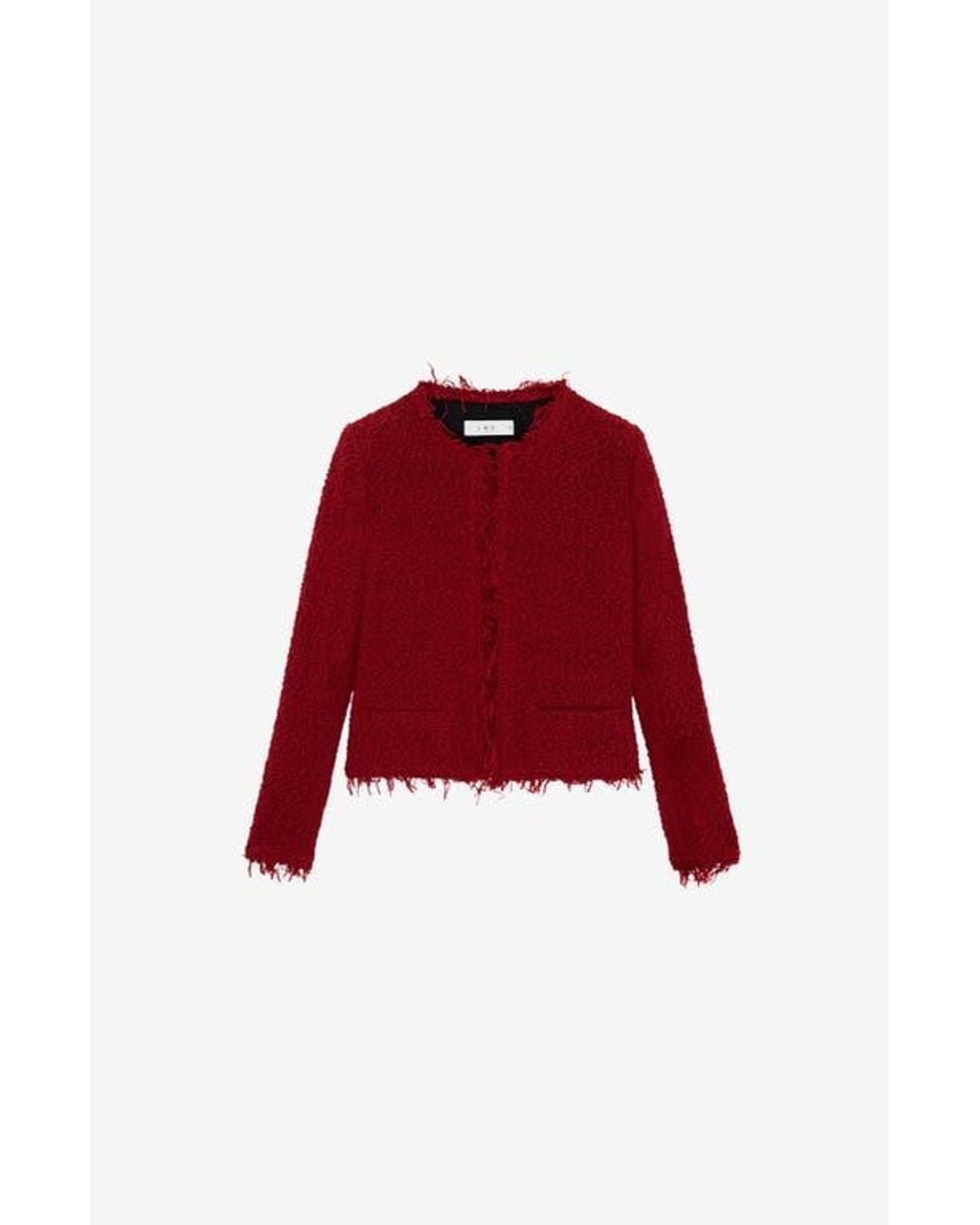 IRO Red Shavani Jacket