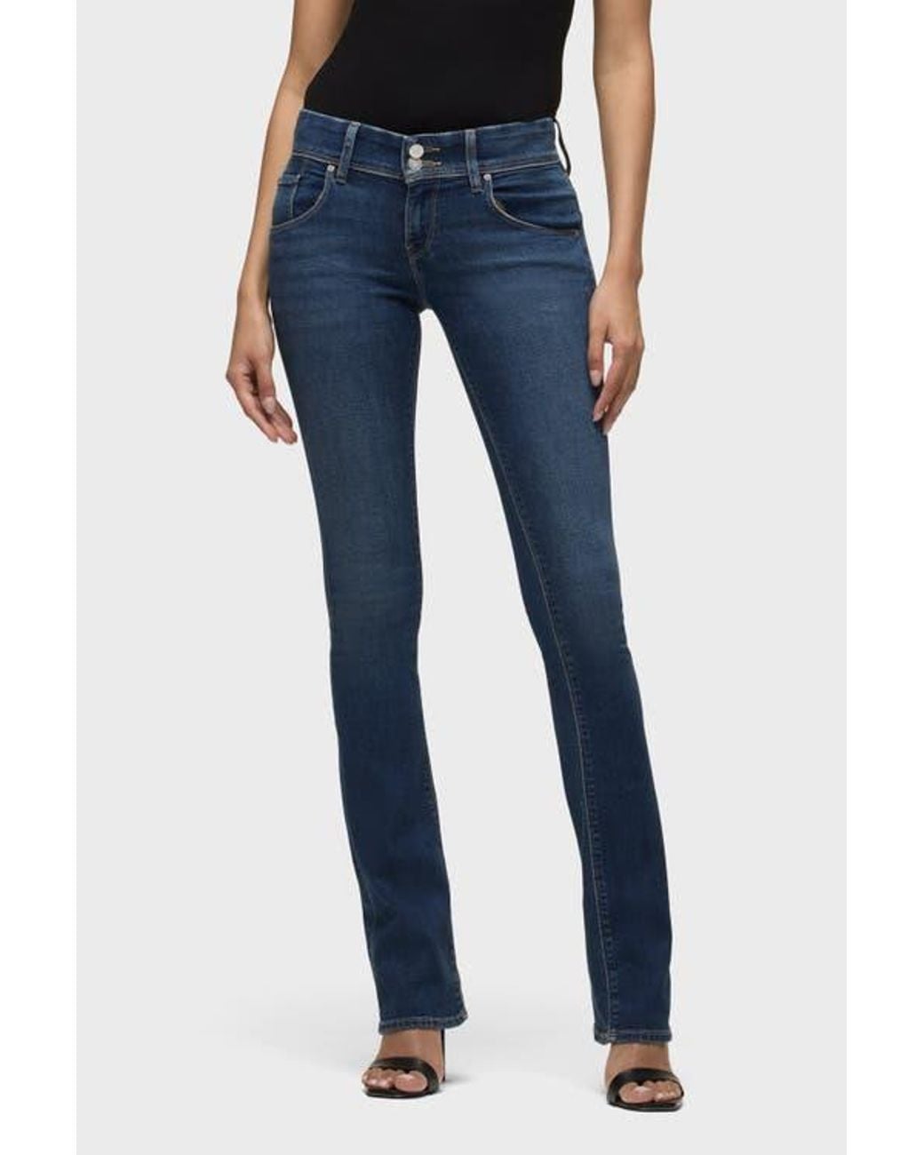 Hudson Blue Beth Mid-Rise Baby Bootcut Jean