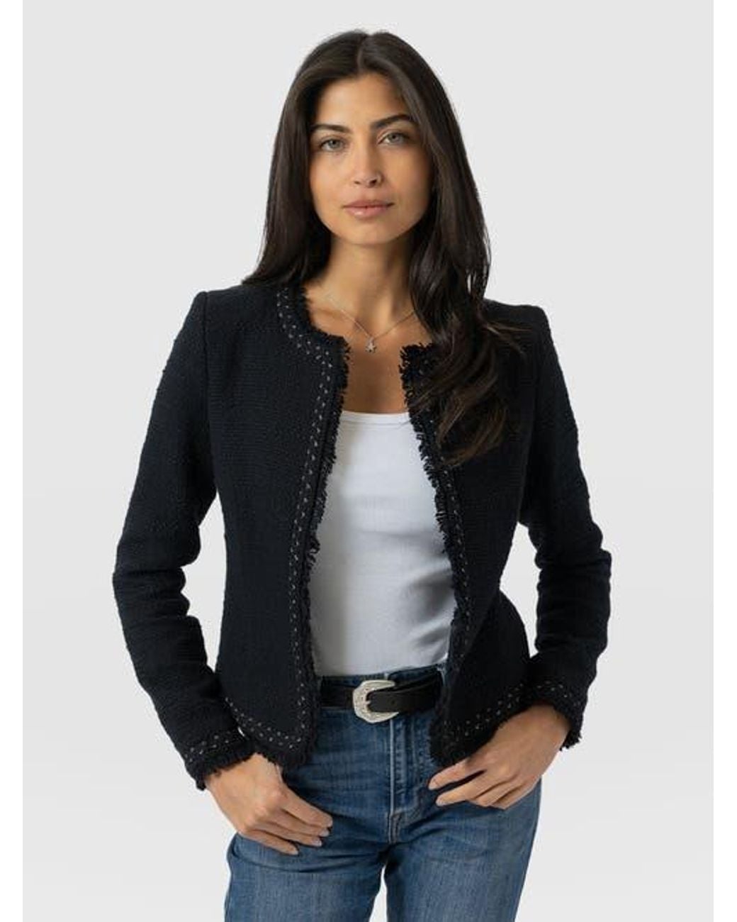 Saint + Sofia Blue Rayner Jacket