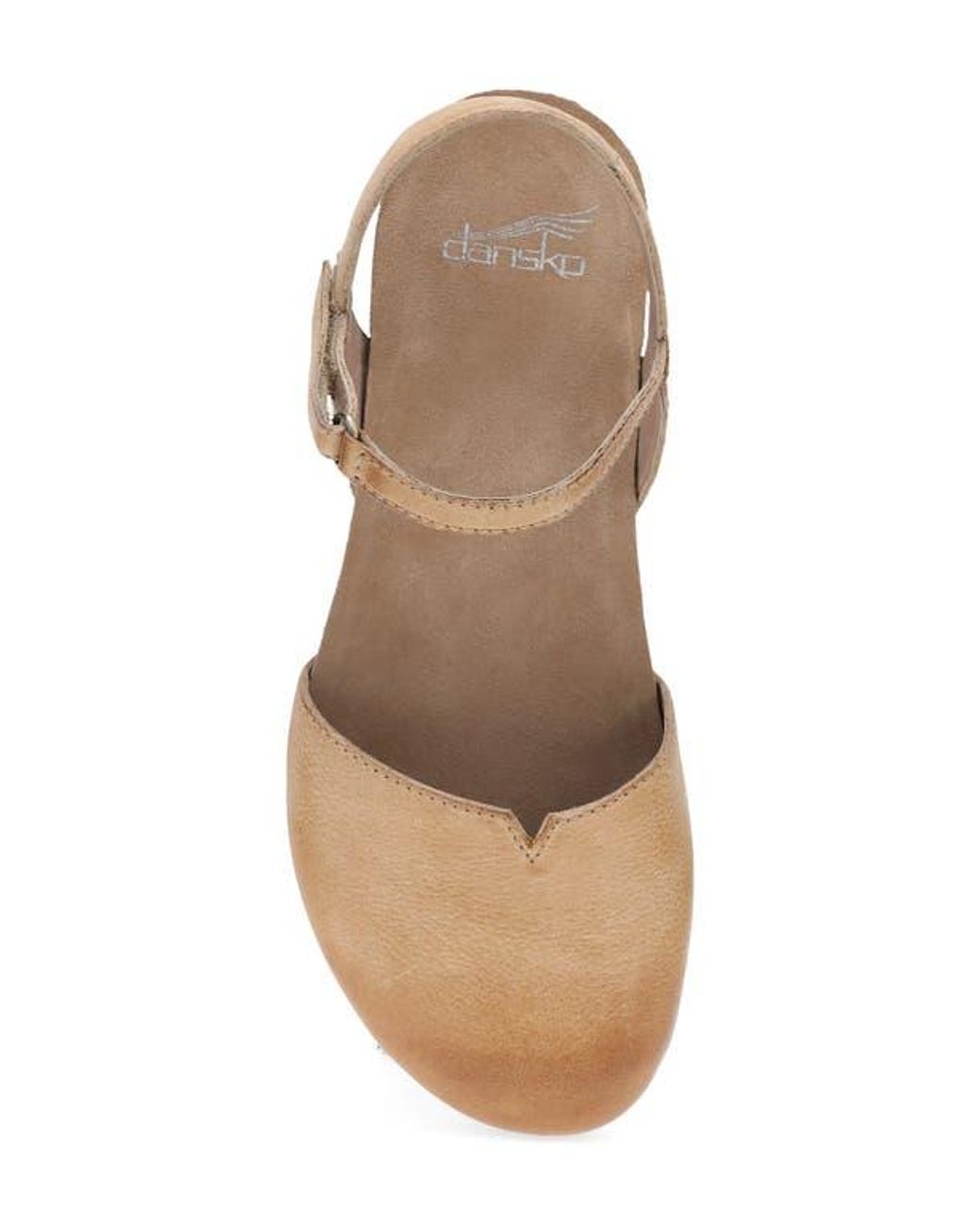 Dansko White Rowan Flat