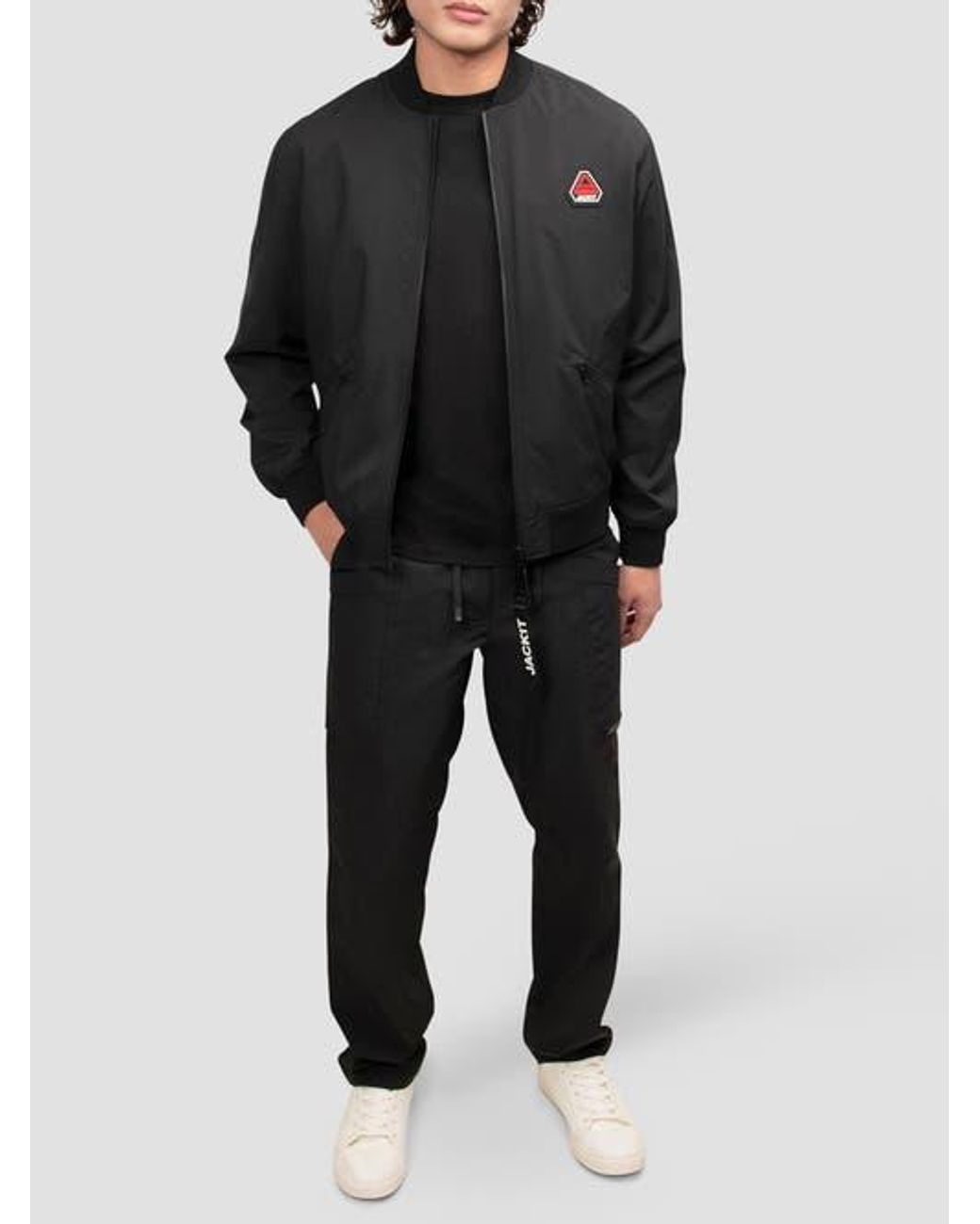 Jacket Black Oberon Tech Bomber Jacket for men