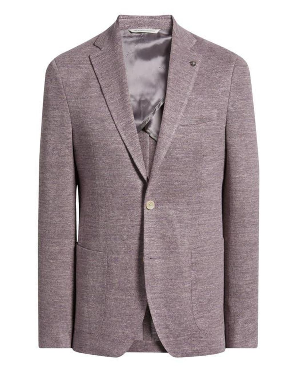 Jack Victor Brown Hampton Lavendar Solid Sport Coat for men