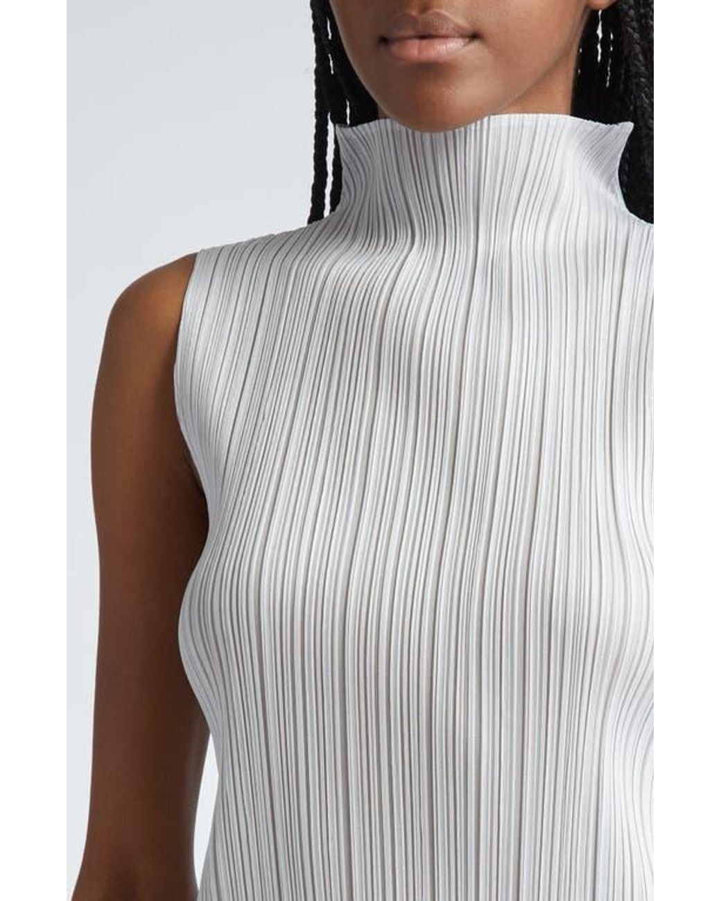 SHAREEF「PLEATS HIGH-NECK P/O」 pleats-please-issey-miyake-
