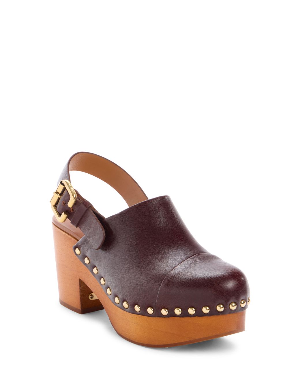 Chloé Purple Jeanette Slingback Platform Clog