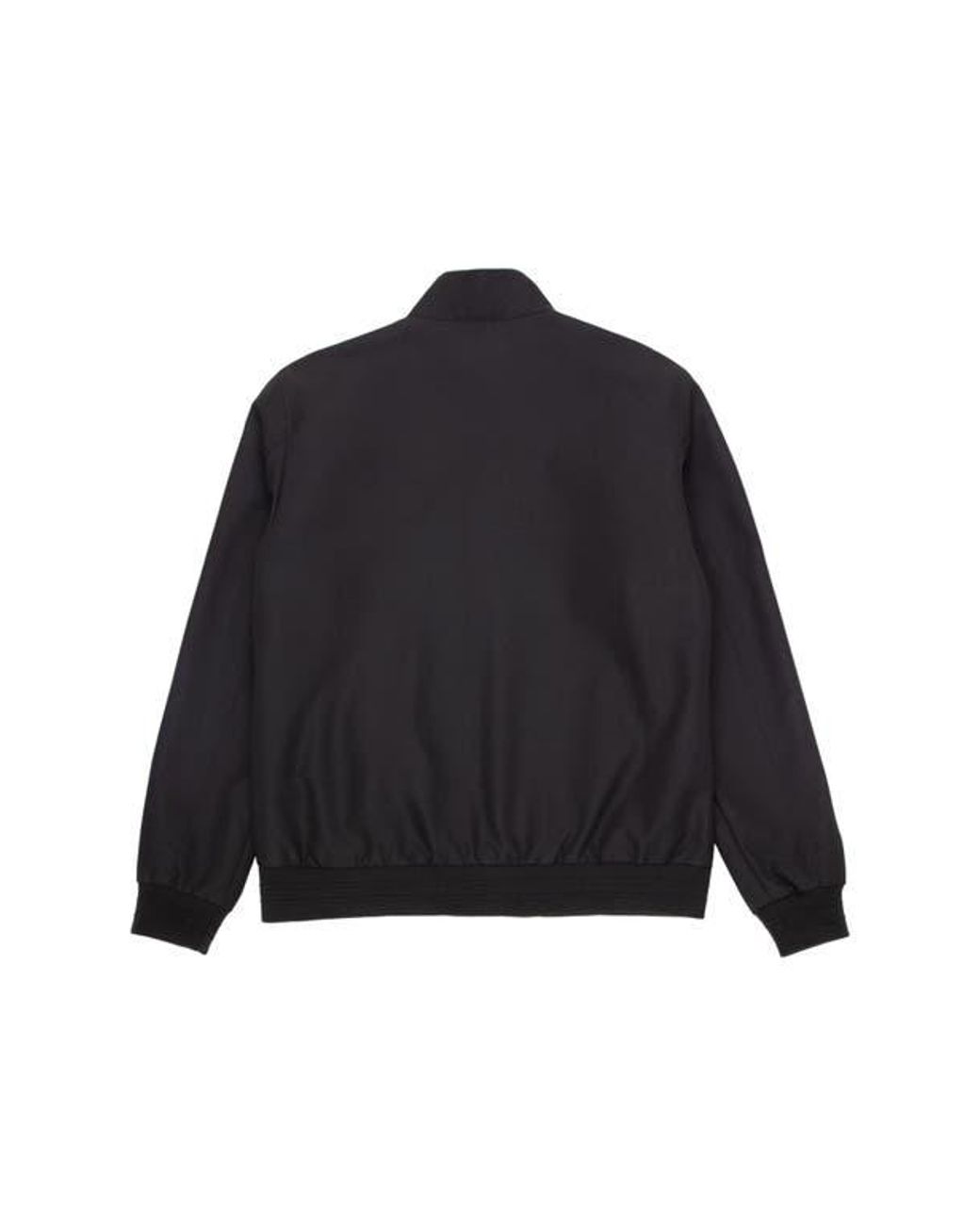 Rokka&Rolla Black Classic Full Zip Bomber Jacket for men