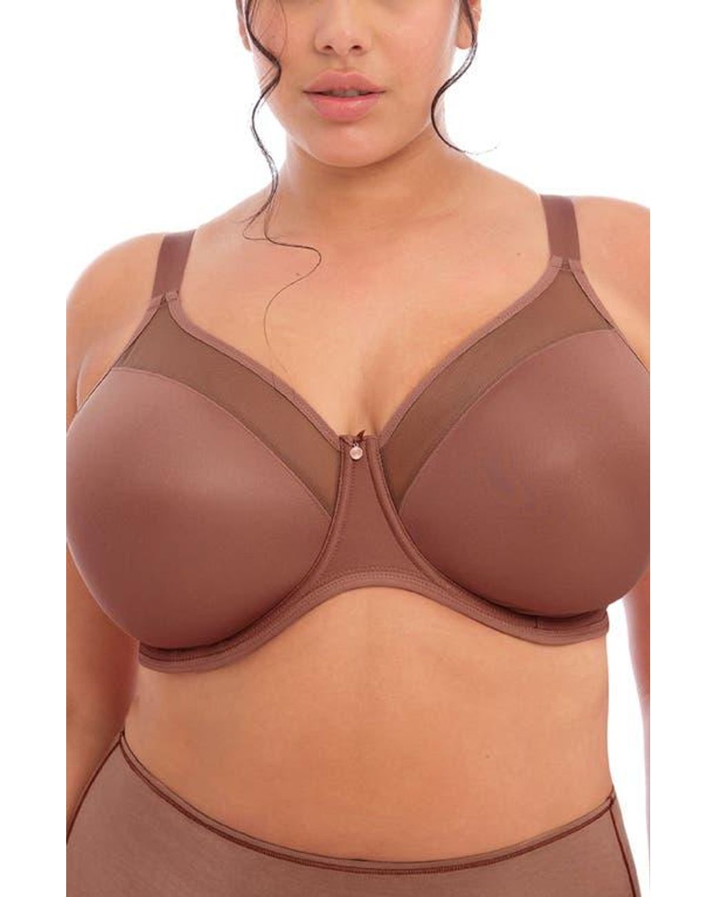 Elomi Brown Smooth Underwire Bra