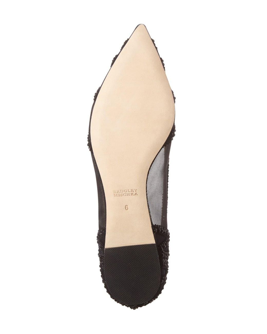 gigi crystal pointy toe flat