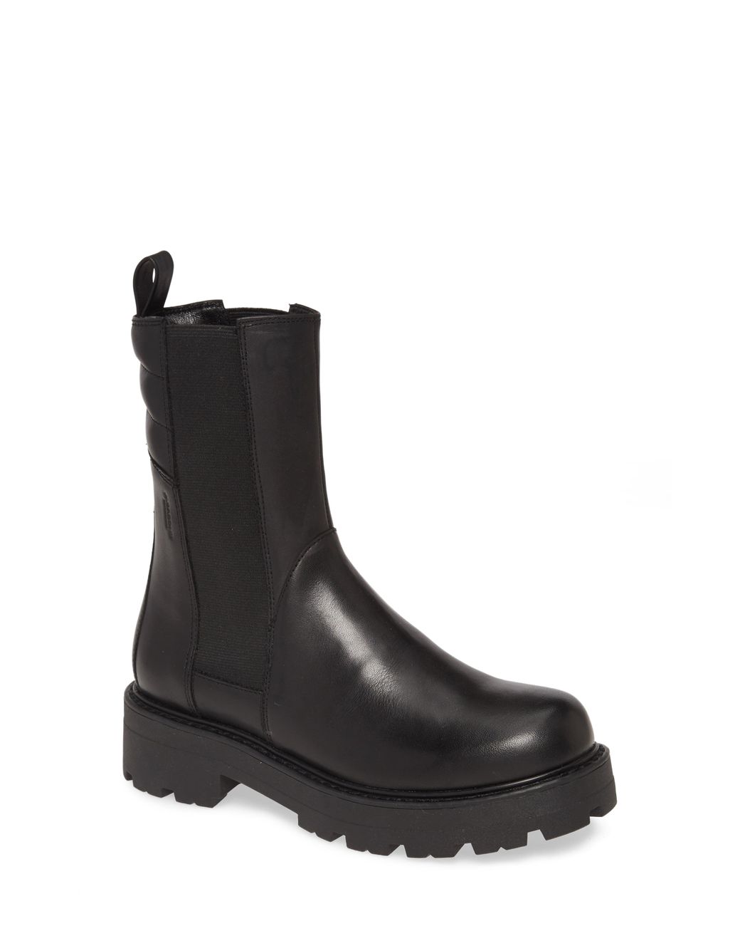 vagabond black leather boots