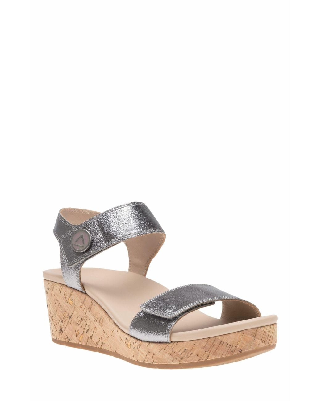 ABEO Metallic Riviera Strap Sandal