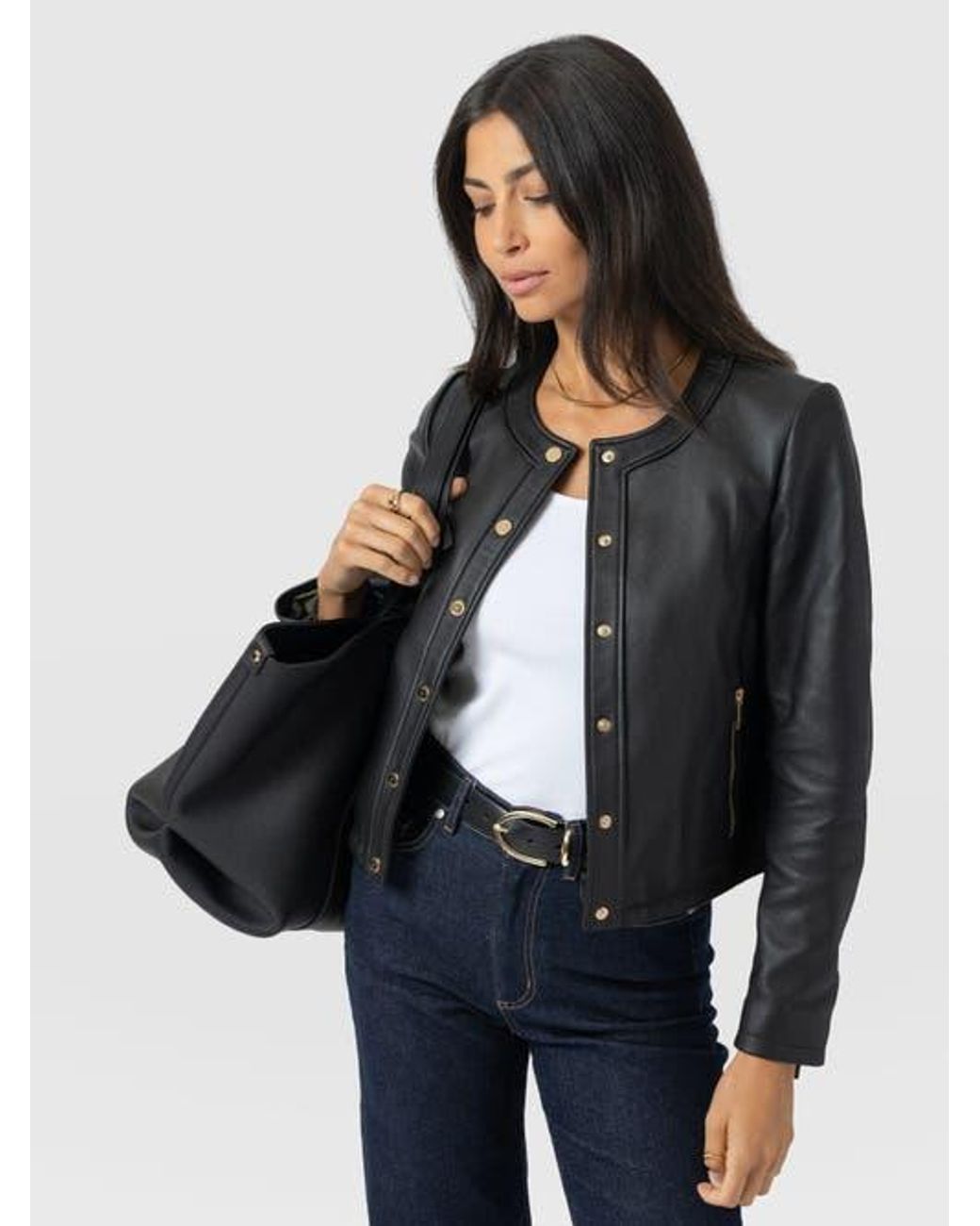 Saint + Sofia Black Skye Jacket