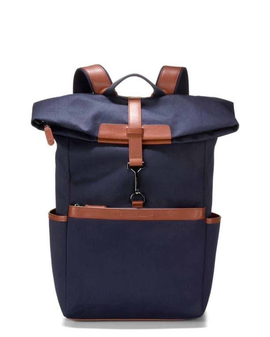 Cole Haan Judson Brushed Twill Backpack in Blue | Lyst
