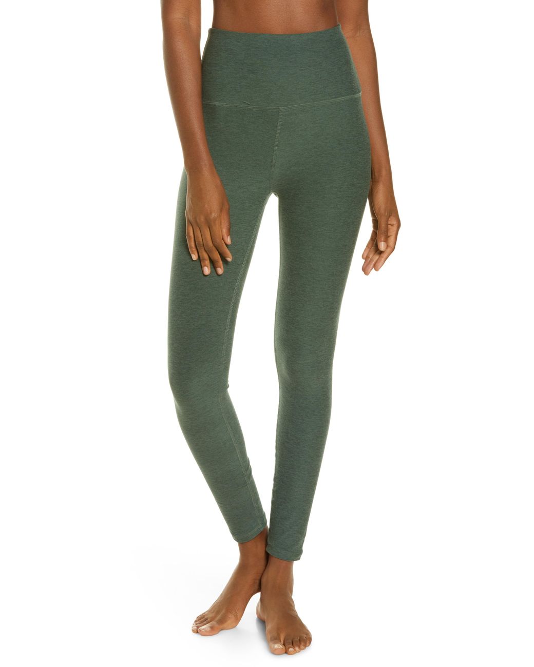 Beyond Yoga Midi High Waist Leggings in Green - Lyst