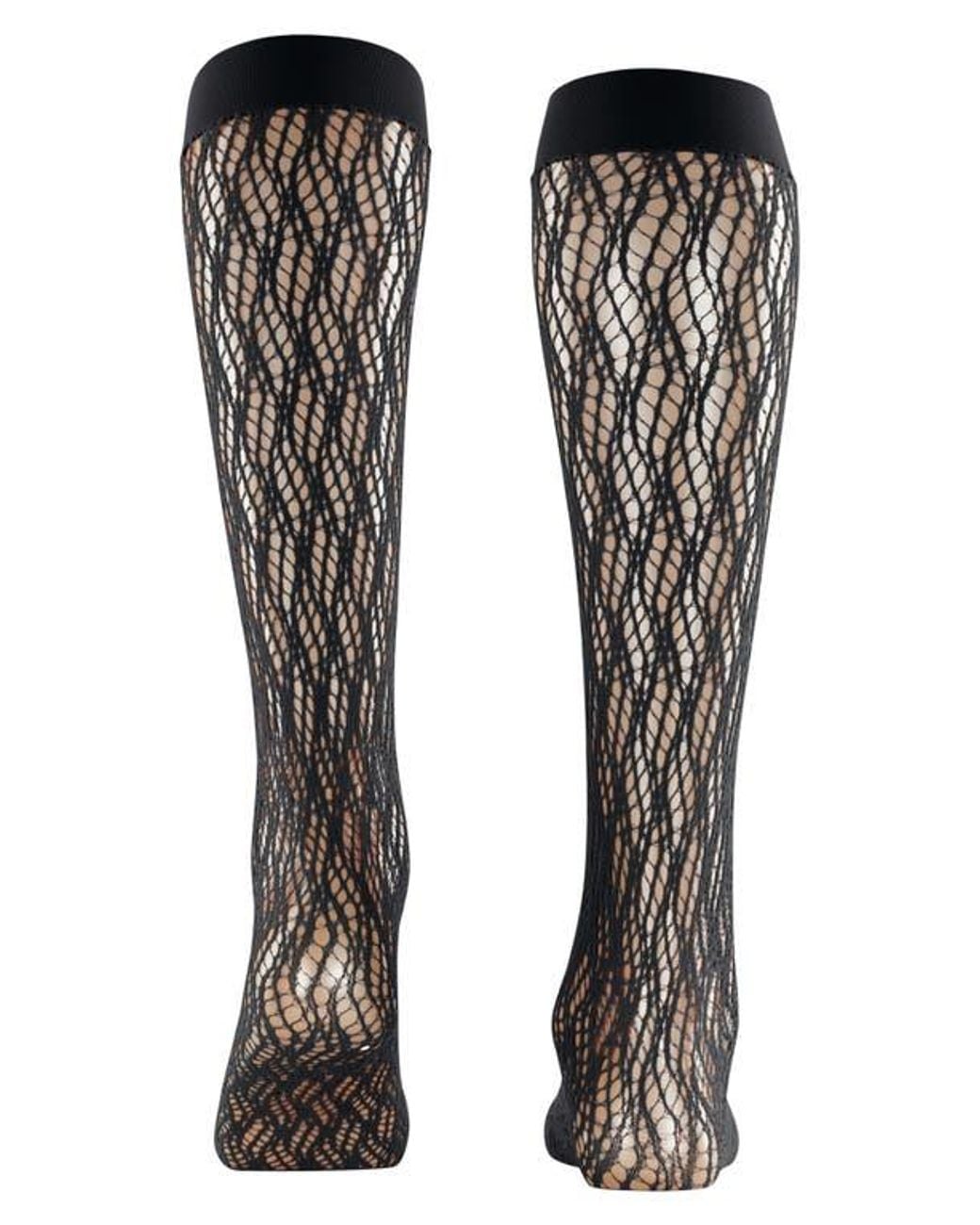 Falke Black Pure Shore Knee High Socks