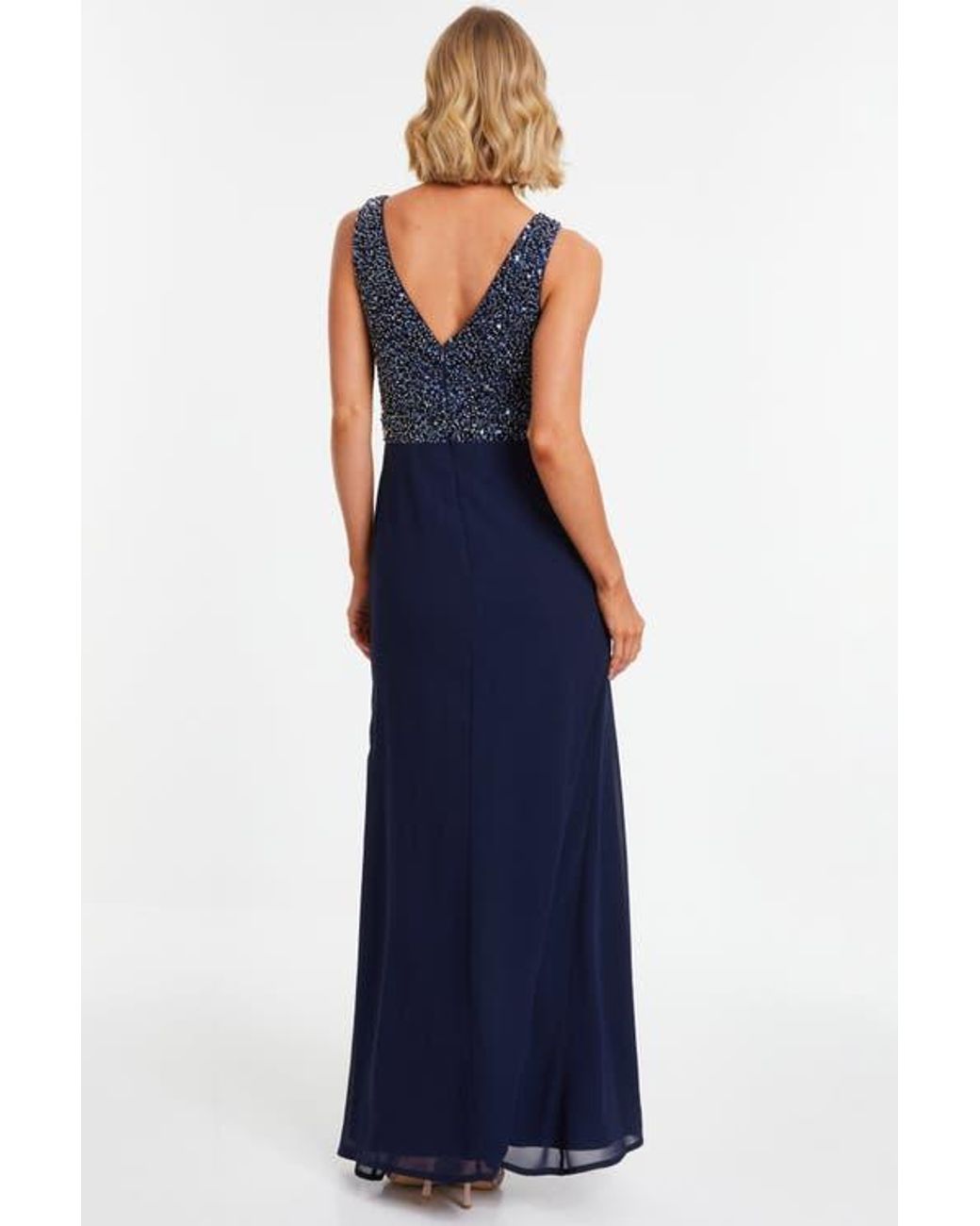 Quiz chiffon maxi dress online