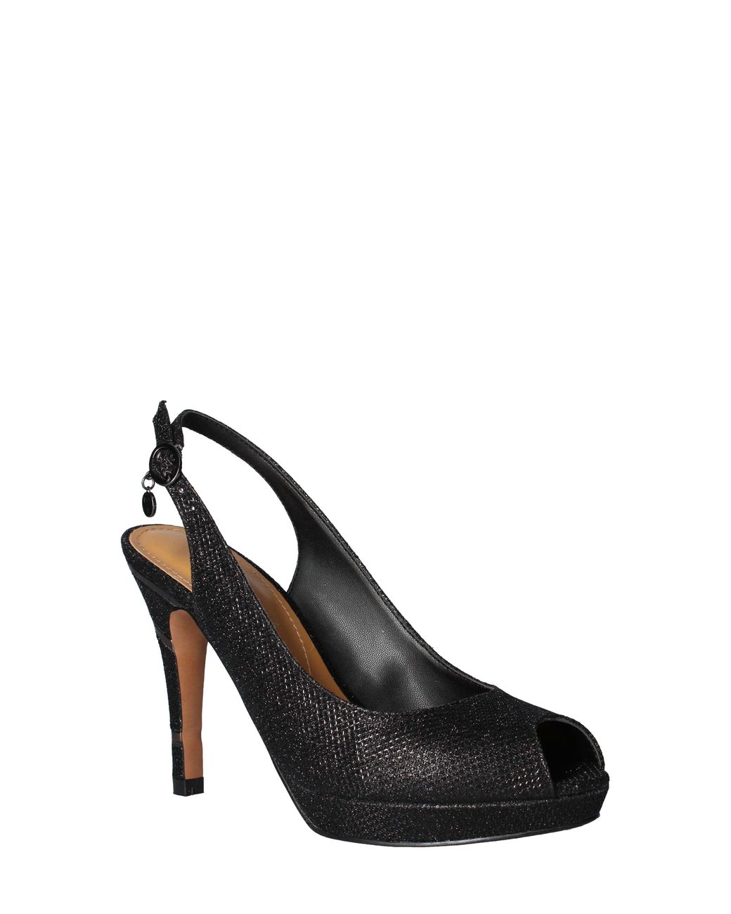 J. Reneé J.renee Onille Peep Toe Pump in Black Lyst