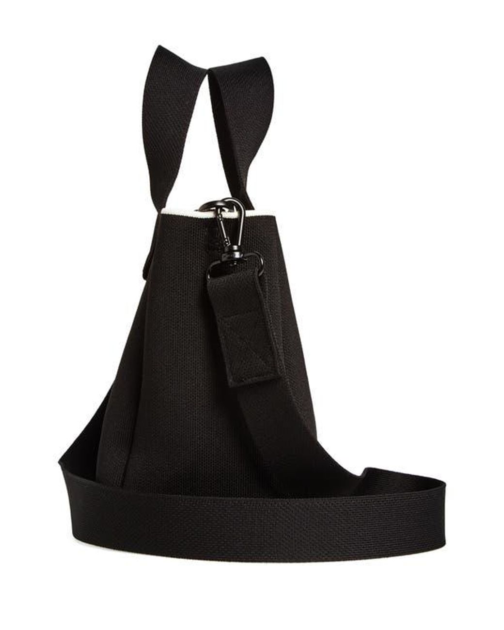 AllSaints Black Mini Izzy Recycled Polyester Tote