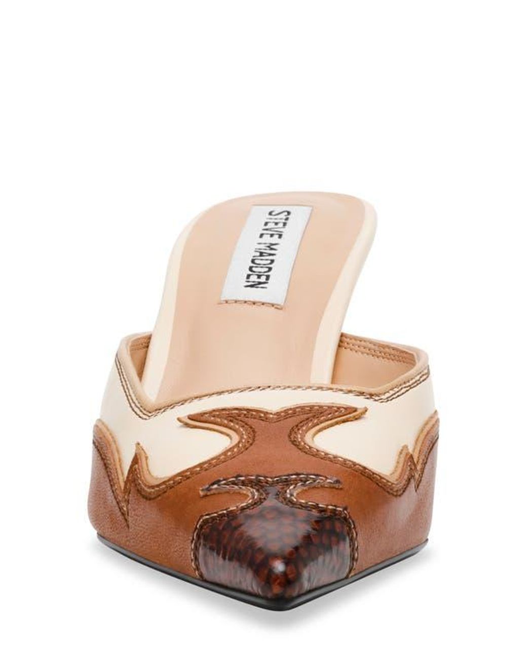 Steve Madden Thorin Pointed Toe Mule in Brown | Lyst